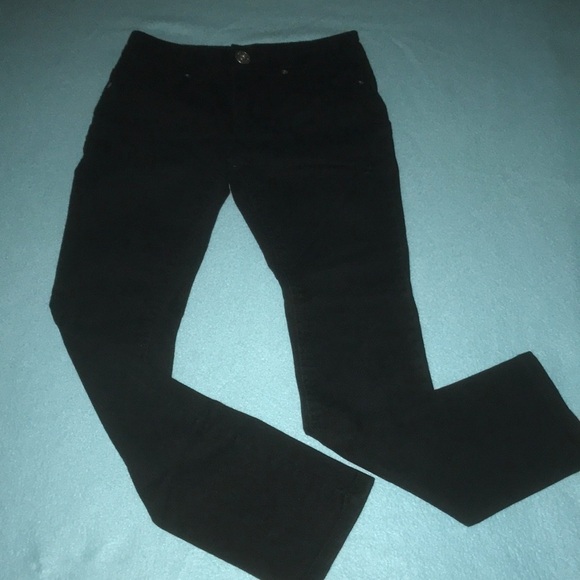 GUESS jeans  black skinny stretchy vintage Y2K sequins design NEW size 12 - Picture 1 of 8